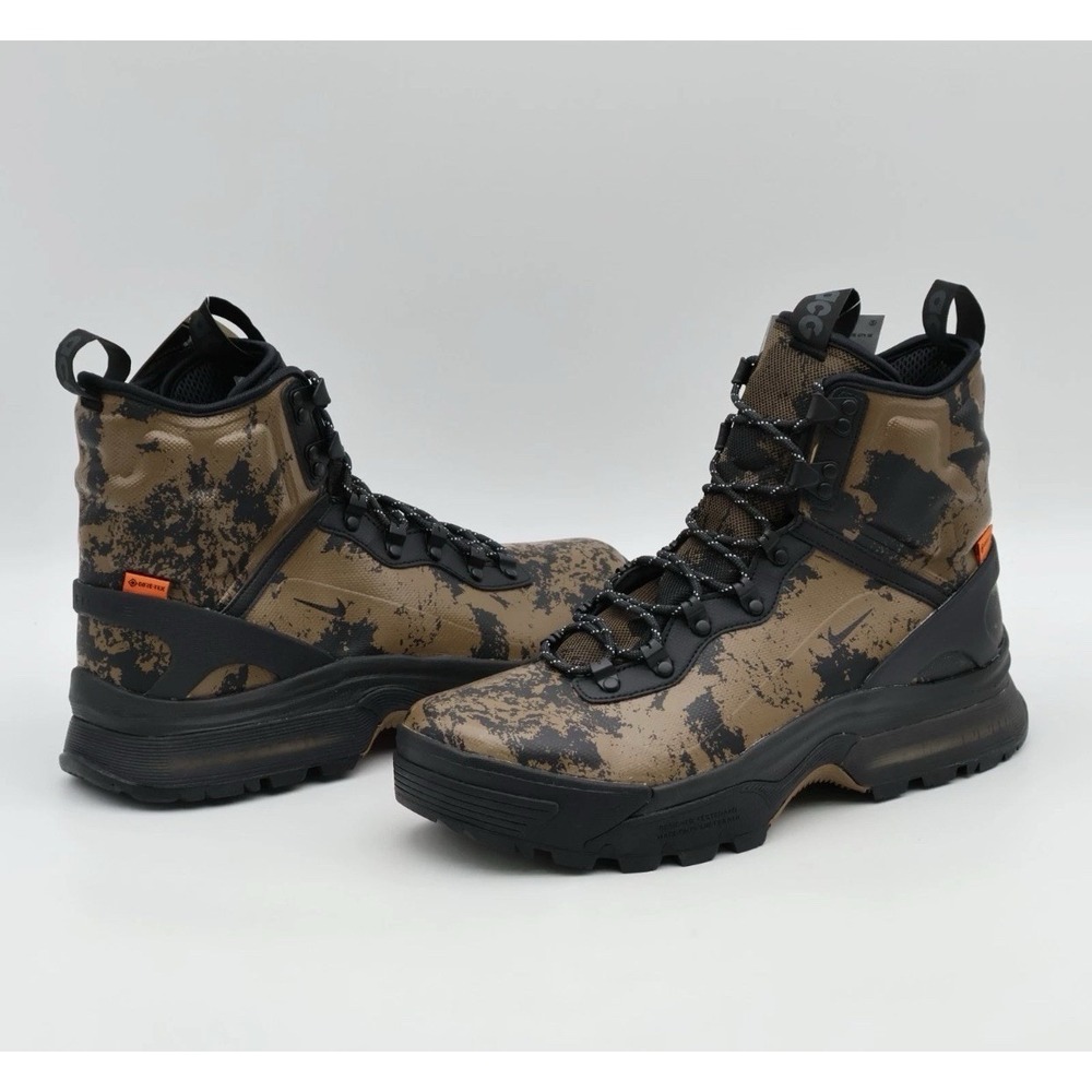 *NEW Nike ACG Zoom Gaiadome GORE-TEX Black Brown IB2328-200 Men's Size 7 / W 8.5